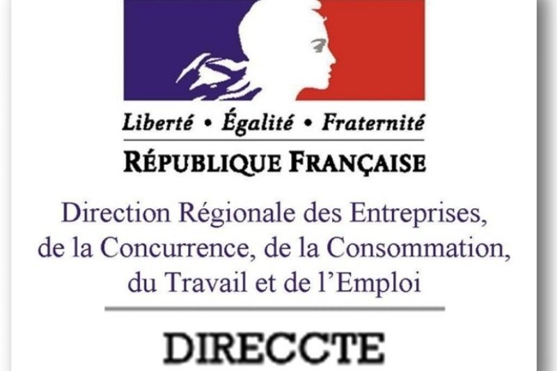 Logo DIRECCTE (Direction régionale des entreprises, de la concurrence, de la consommation, du travail et de l&#039;emploi)