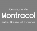 Pastille de la Commune de Montracol, "entre Bresse et Dombes"